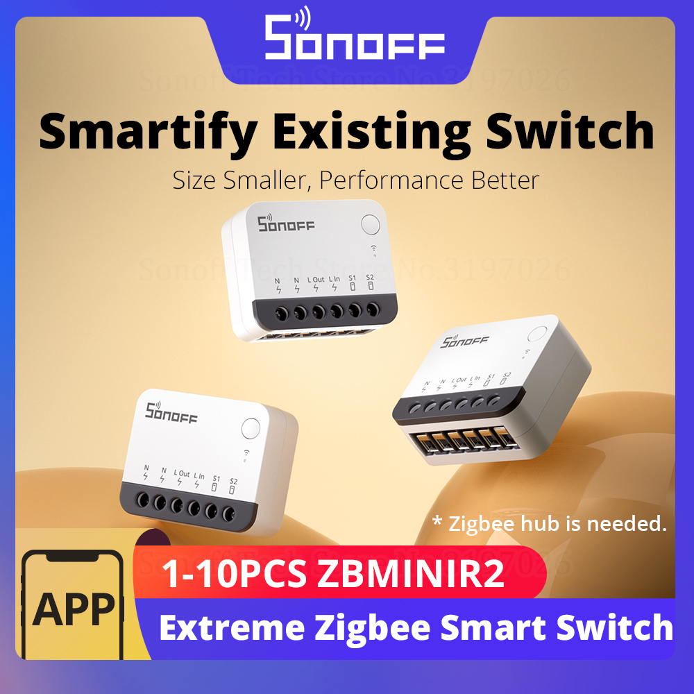 Sonoff - SONOFF ZBMINIR2 Inteligentny Przełącznik Zigbee z