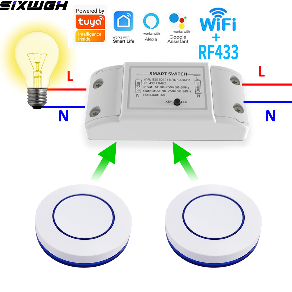 Smart Relay Tuya - Inteligentny przełącznik WiFi Tuya 16A, bezprzewodowy