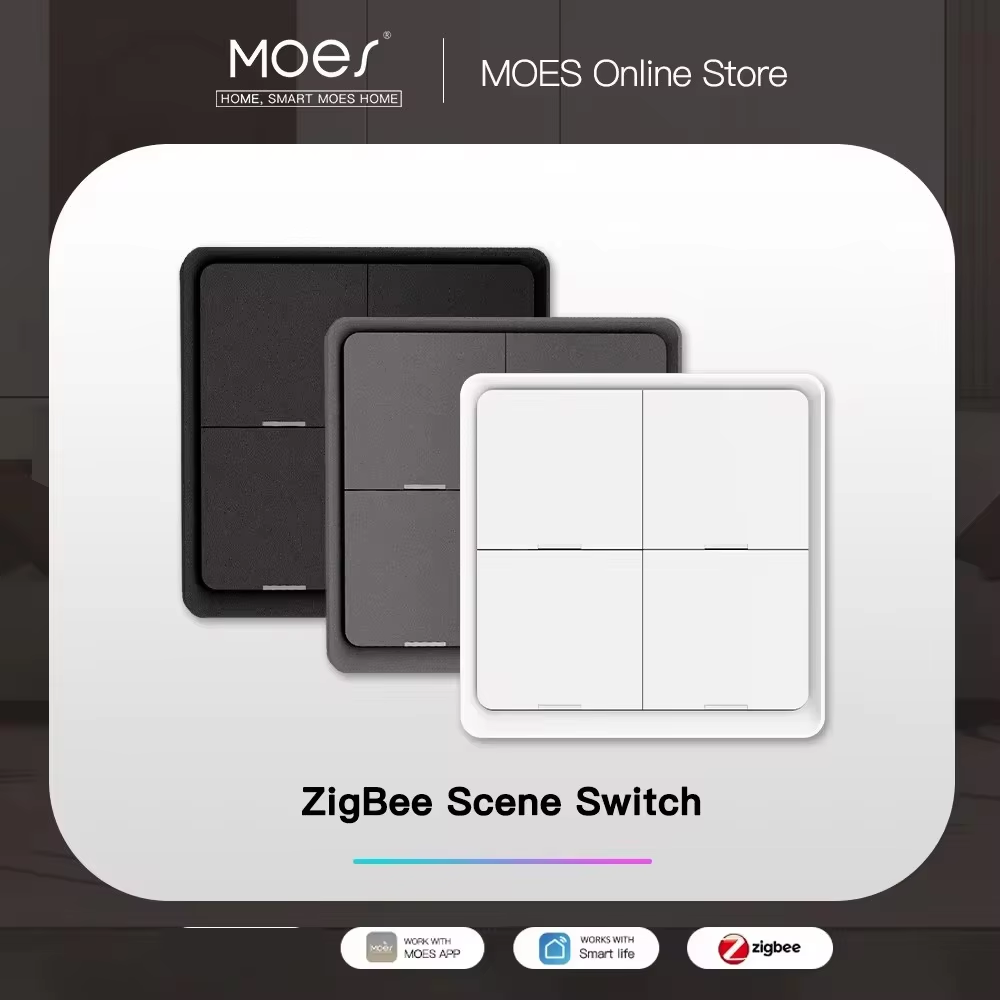 MOES 4 Gang Tuya ZigBee bezprz – Sonoff Basic recenzja i cena